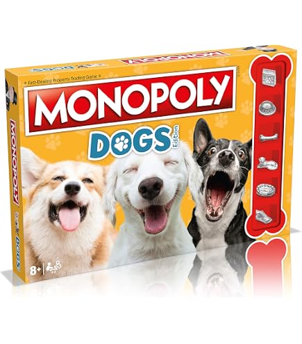 Amazon.com: USAOPOLY Monopoly: The Dog Artlist Collection : Toys